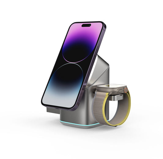 All-in-One Wireless Charging Stand – Nightstand Phone Holder™
