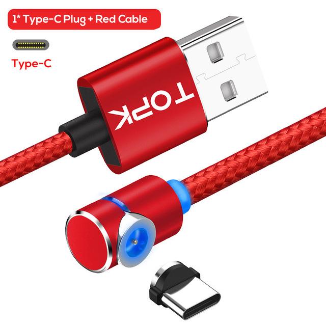 Rotate Magnetic Charge Phone Charging Cord Wire