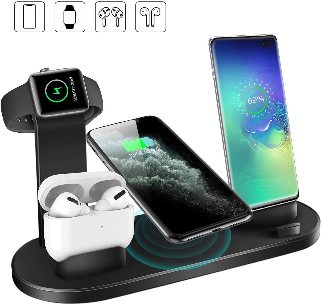Wireless Charger 4 In 1 Charging Station For AppleIWatch Series