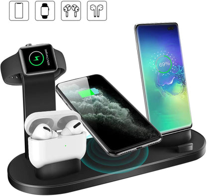 Wireless Charger 4 In 1 Charging Station For AppleIWatch Series