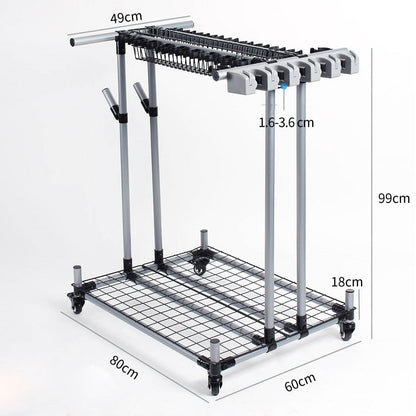 Mobile Tool Truck Storage Rack