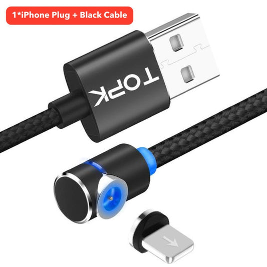 Rotate Magnetic Charge Phone Charging Cord Wire