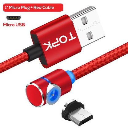 Rotate Magnetic Charge Phone Charging Cord Wire