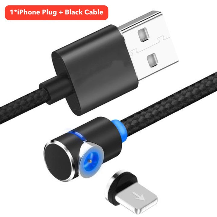 Rotate Magnetic Charge Phone Charging Cord Wire